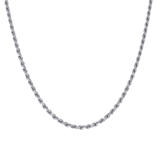 925 Silver Solid Rope Chain 3mm