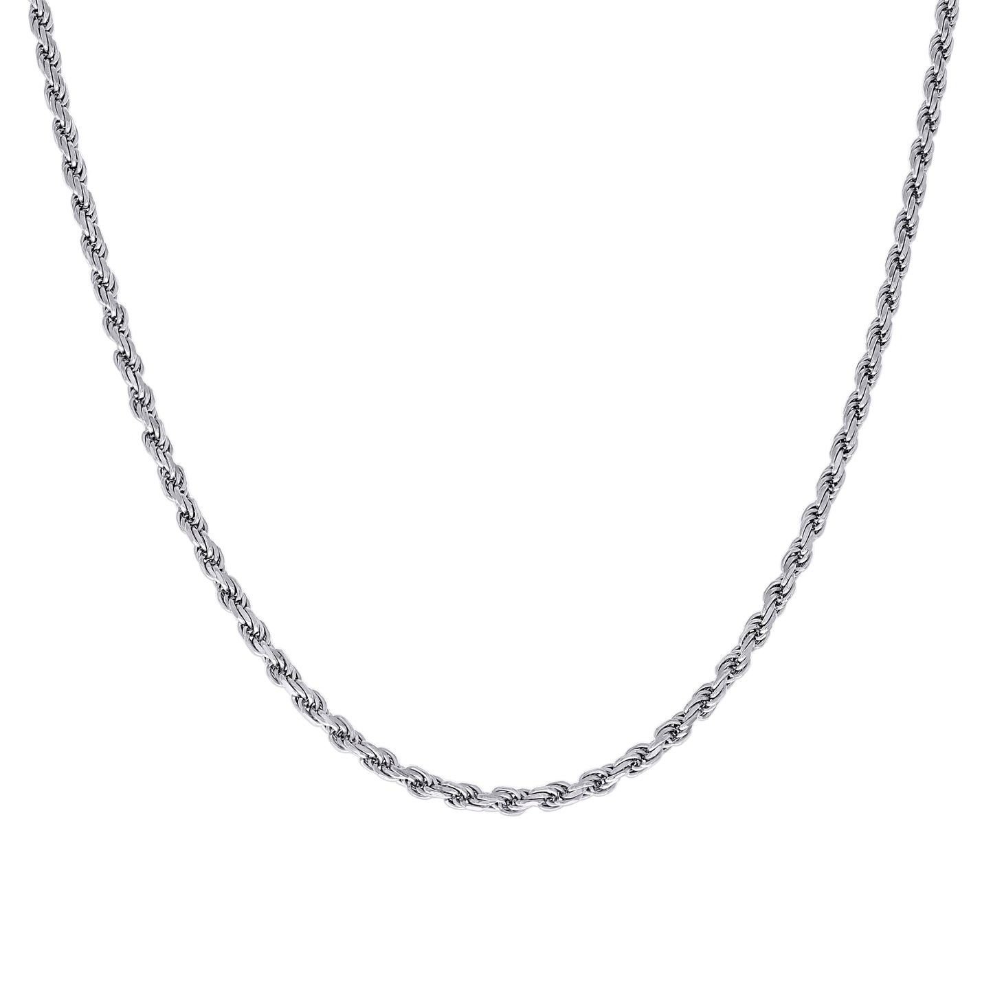 925 Silver Solid Rope Chain 3mm