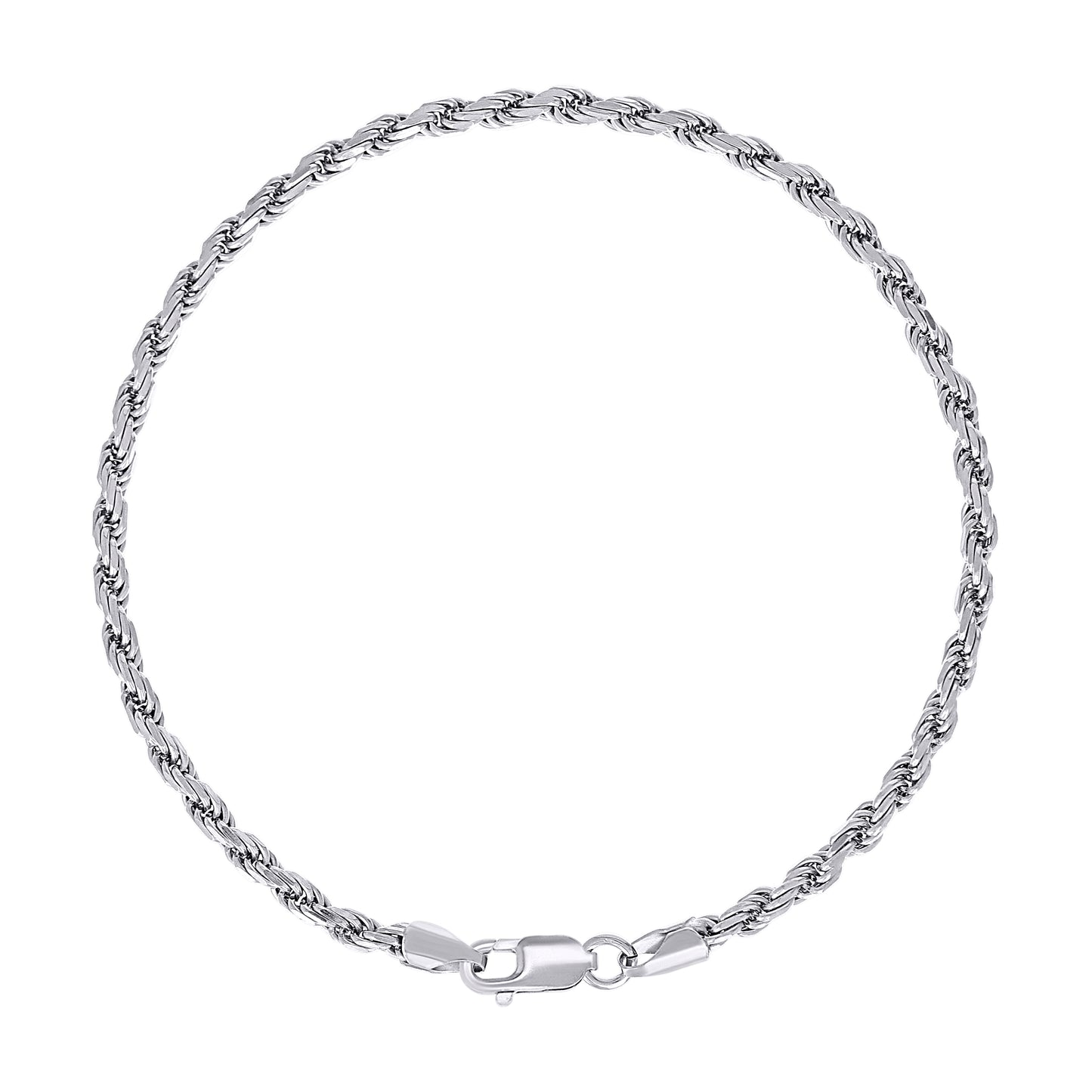 925 Silver Solid Rope Chain 3mm