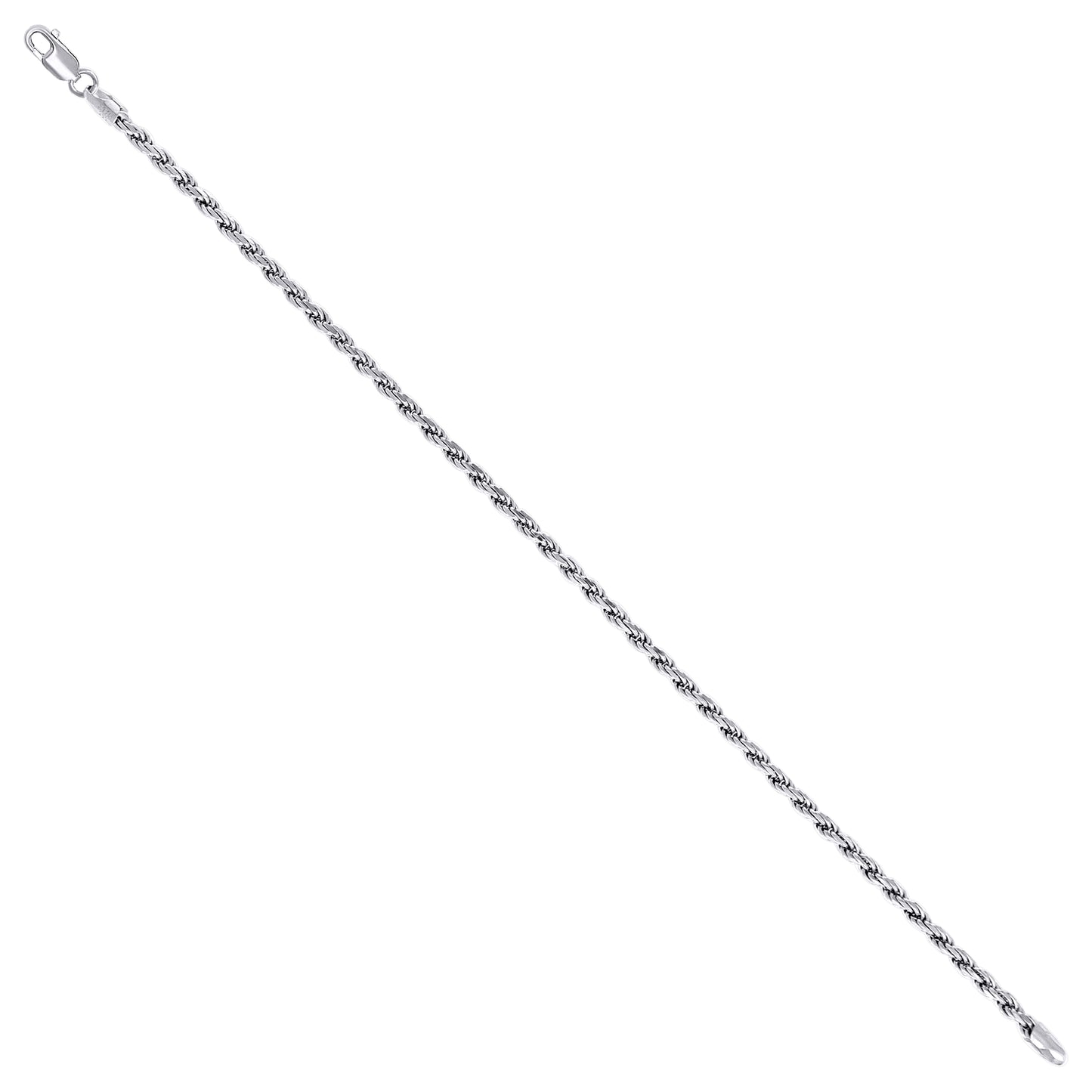925 Silver Solid Rope Chain 3mm