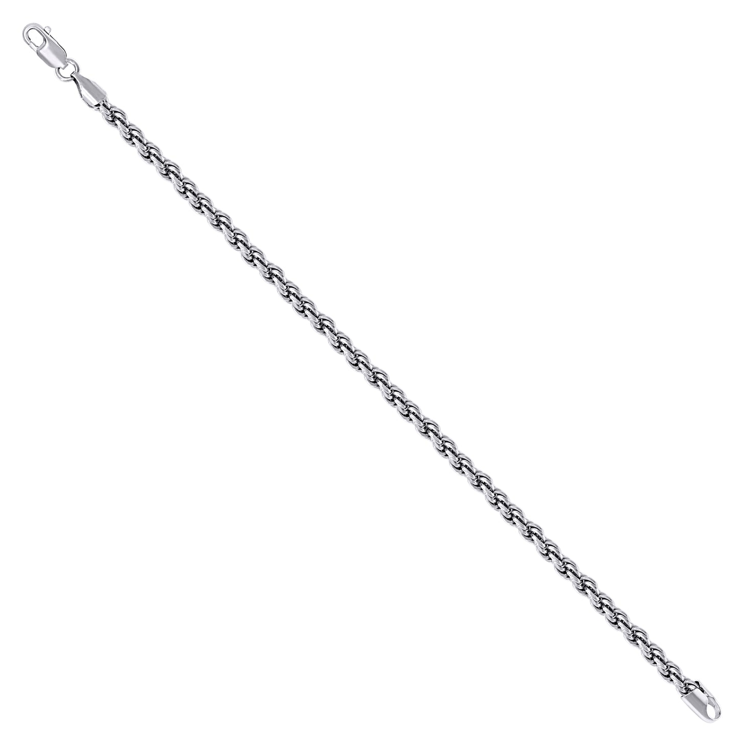 925 Silver Solid Rope Chain 4mm