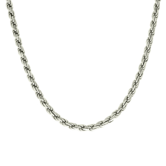 925 Silver Solid Rope Chain 4.5mm