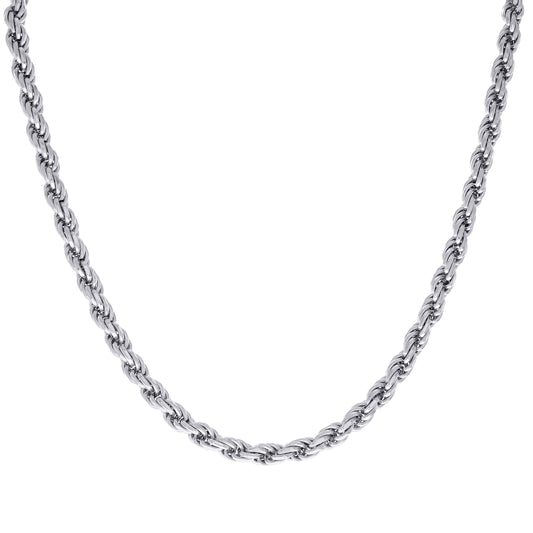 925 Silver Solid Rope Chain 5mm
