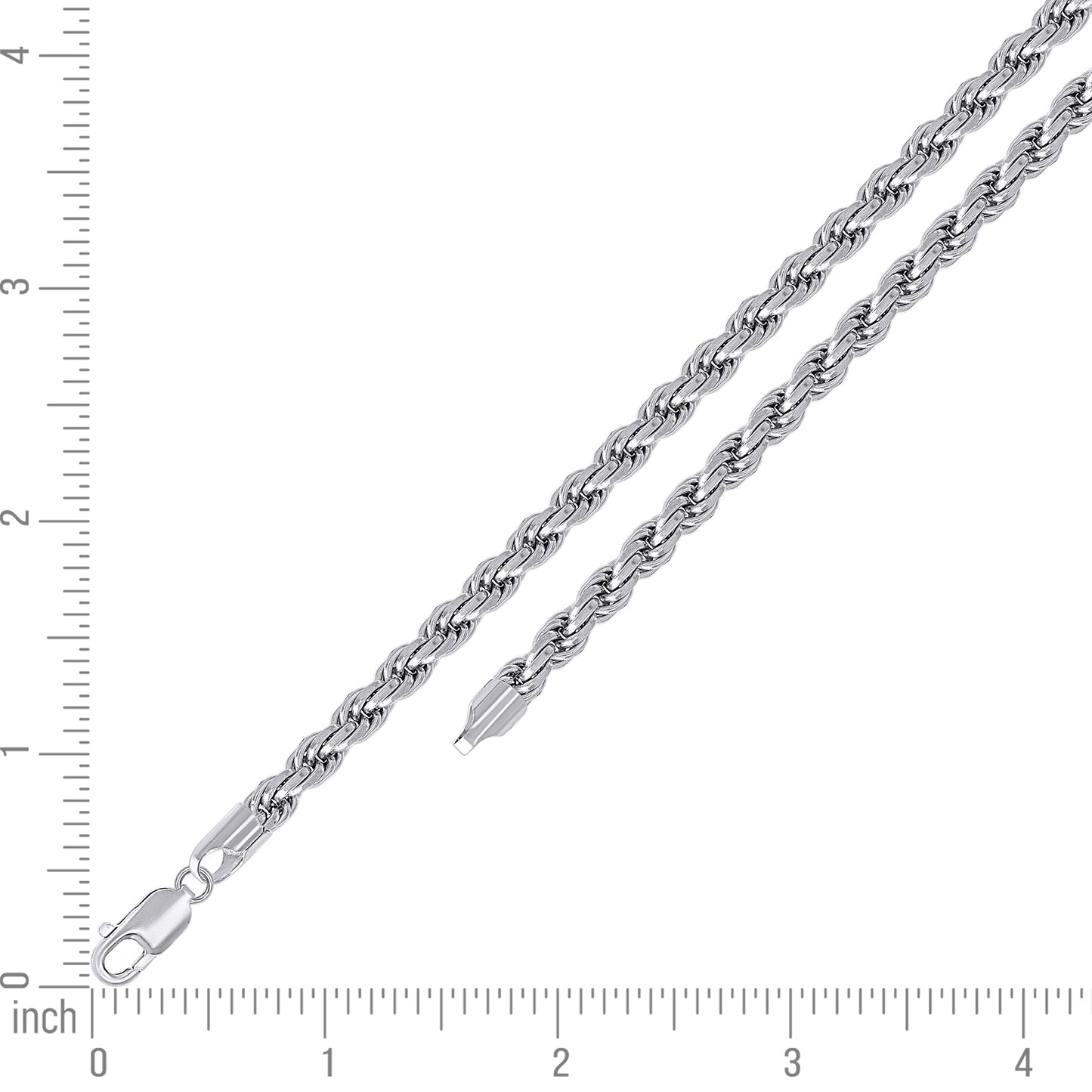 925 Silver Solid Rope Chain 5mm