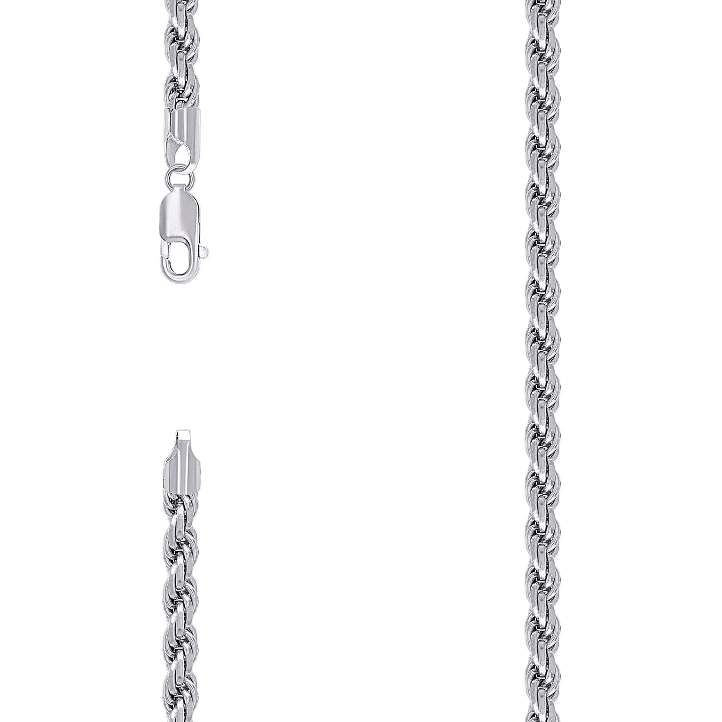 925 Silver Solid Rope Chain 5mm