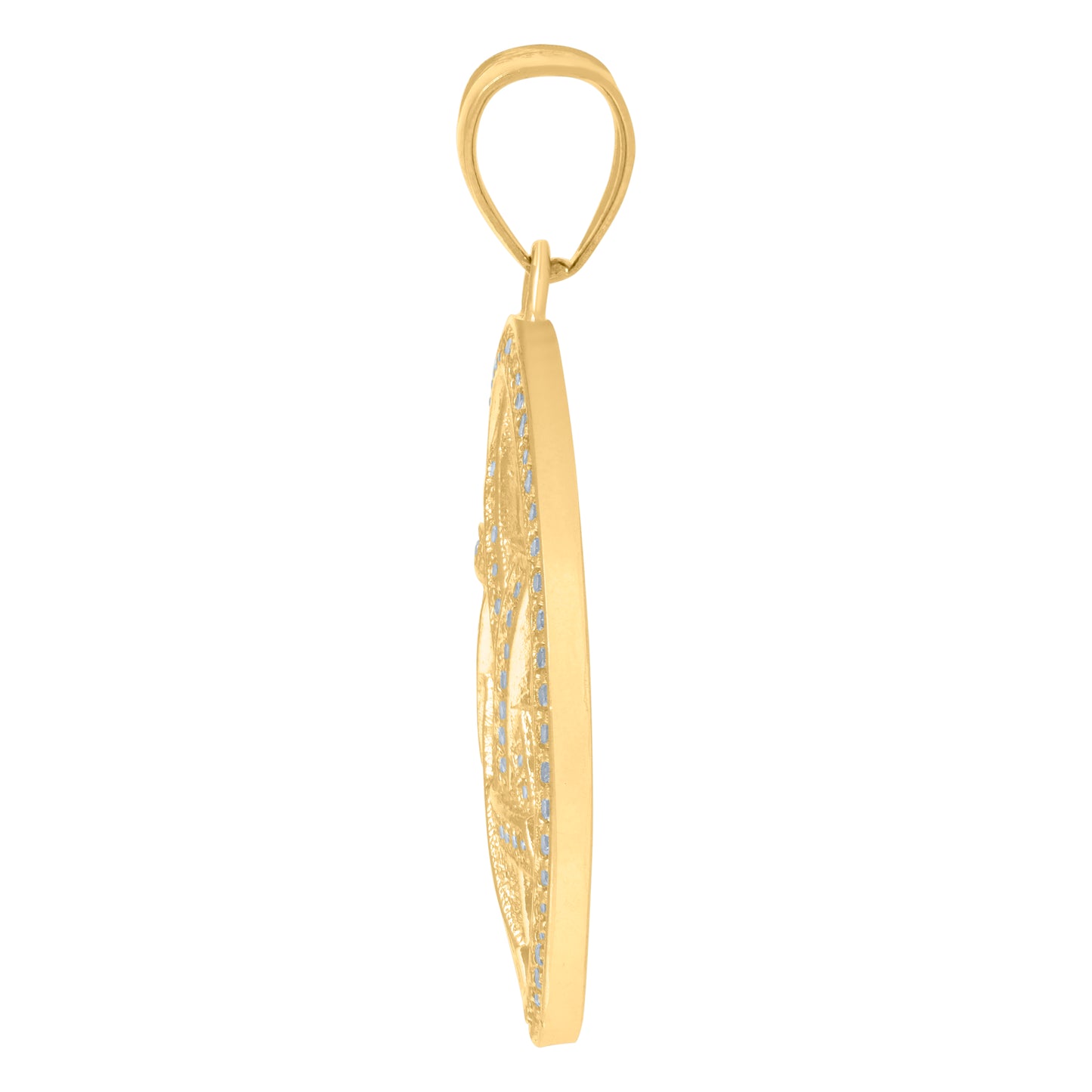 10Kt Gold Cz Pendant