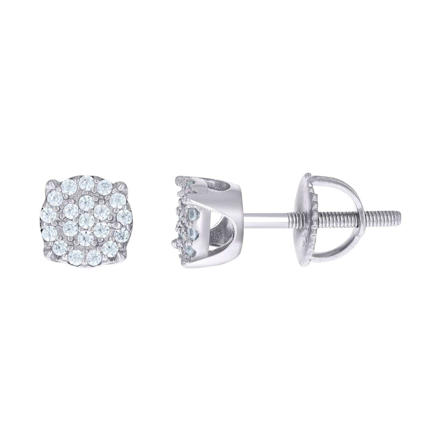 925 Sterling Silver Cz Earrings