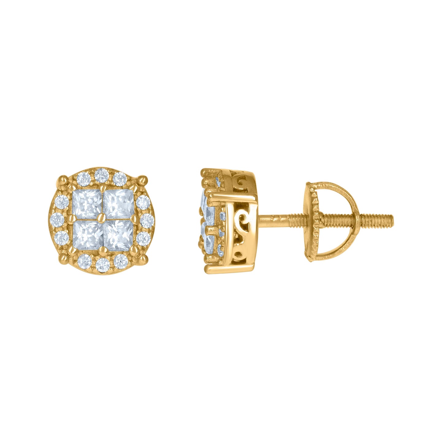 925 Sterling Silver Cz Earrings