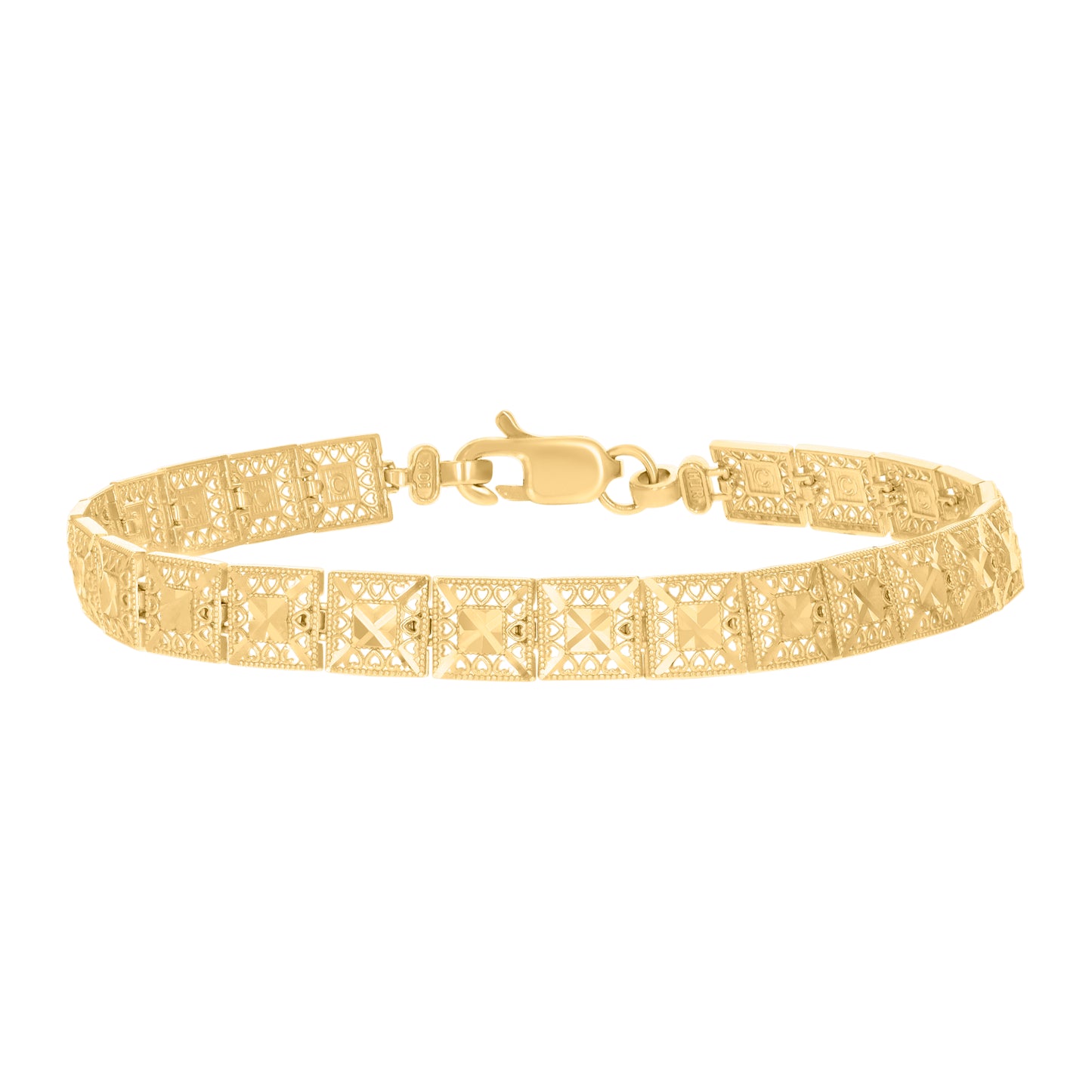 10Kt Gold 7" Bracelet