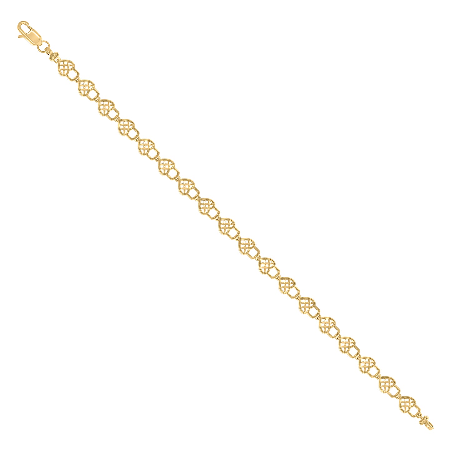 10Kt Gold 8" Bracelet