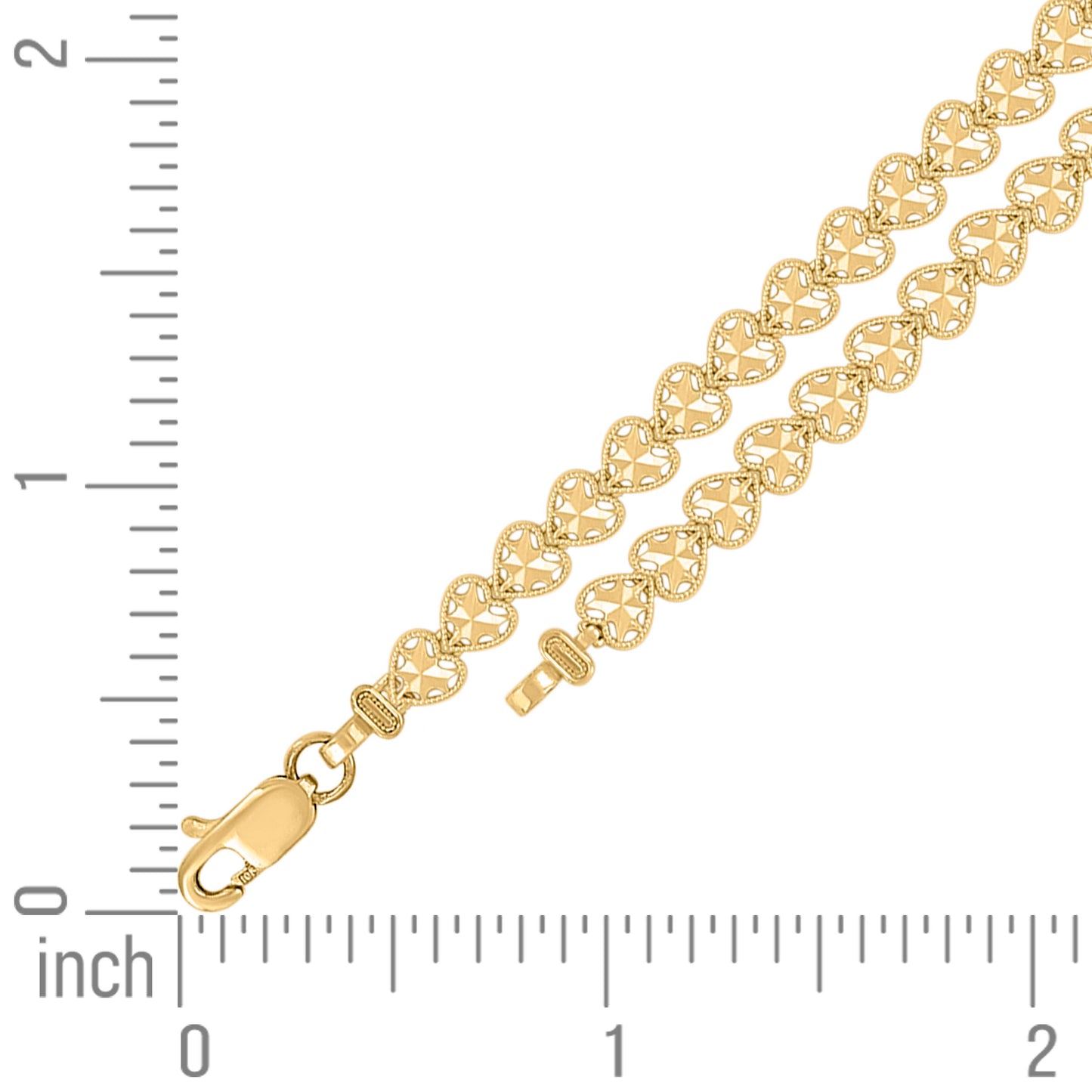 10Kt Gold Bracelet 7"