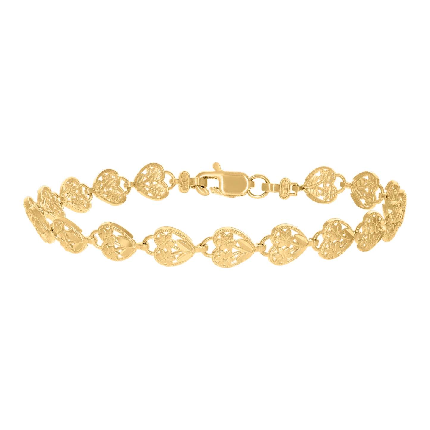 10Kt Gold 8" Bracelet