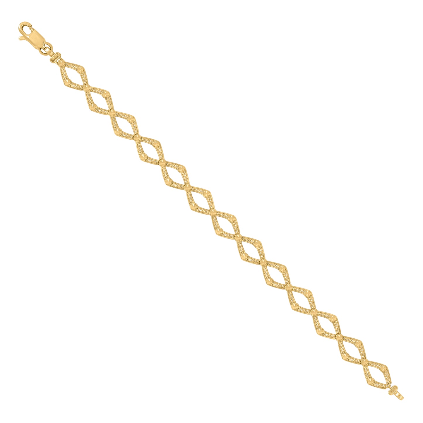 10Kt Gold 8" Bracelet