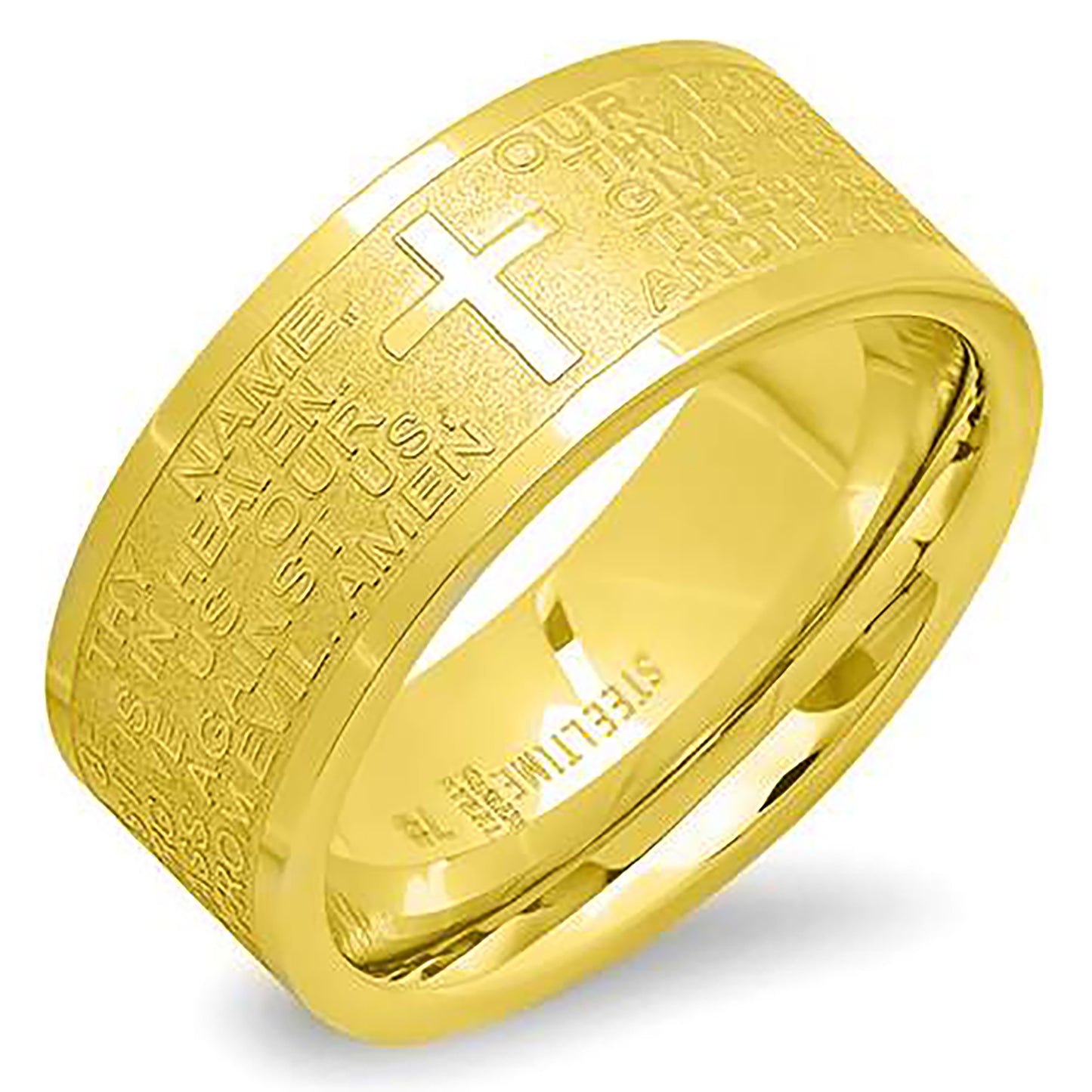 Stainless Steel Ring Sz9