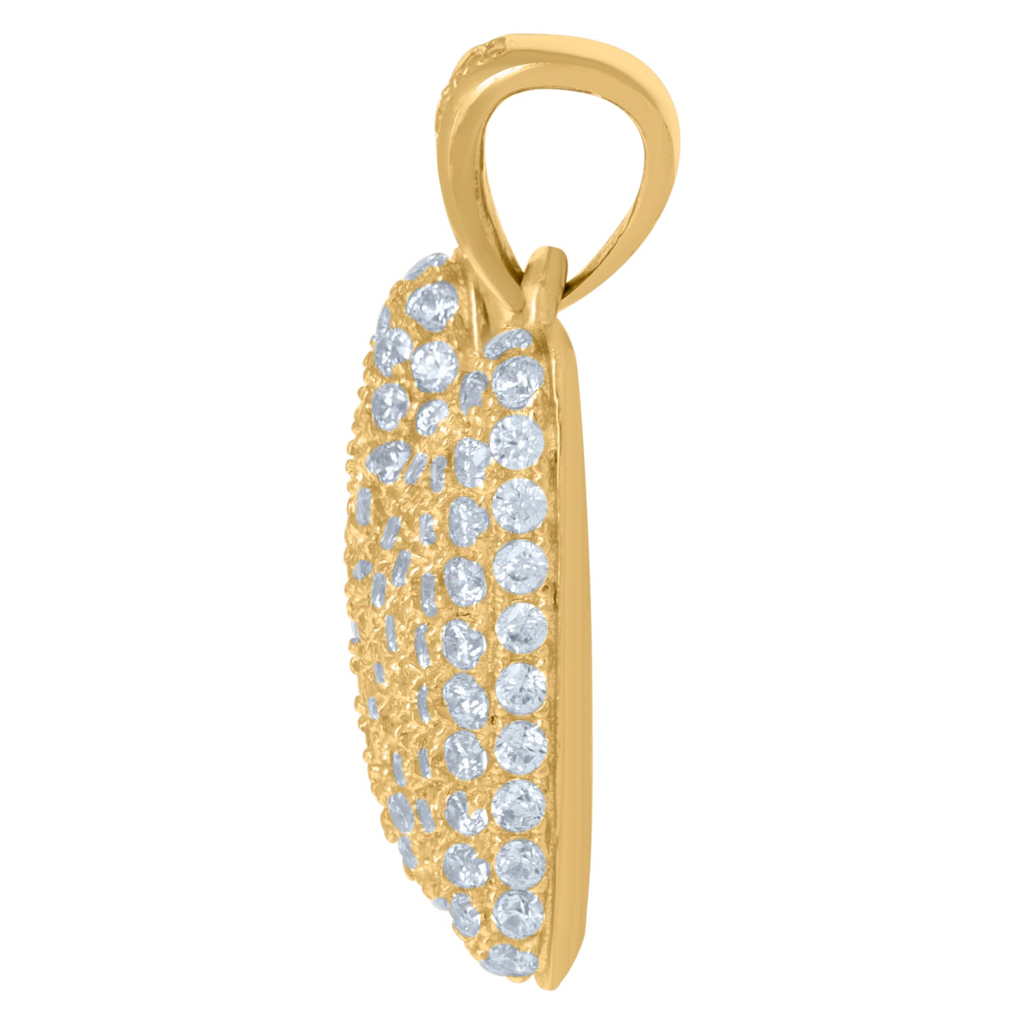 10Kt Gold Initial Letter Pendant "W"