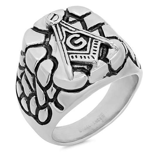 Stainless Steel Ring Sz9