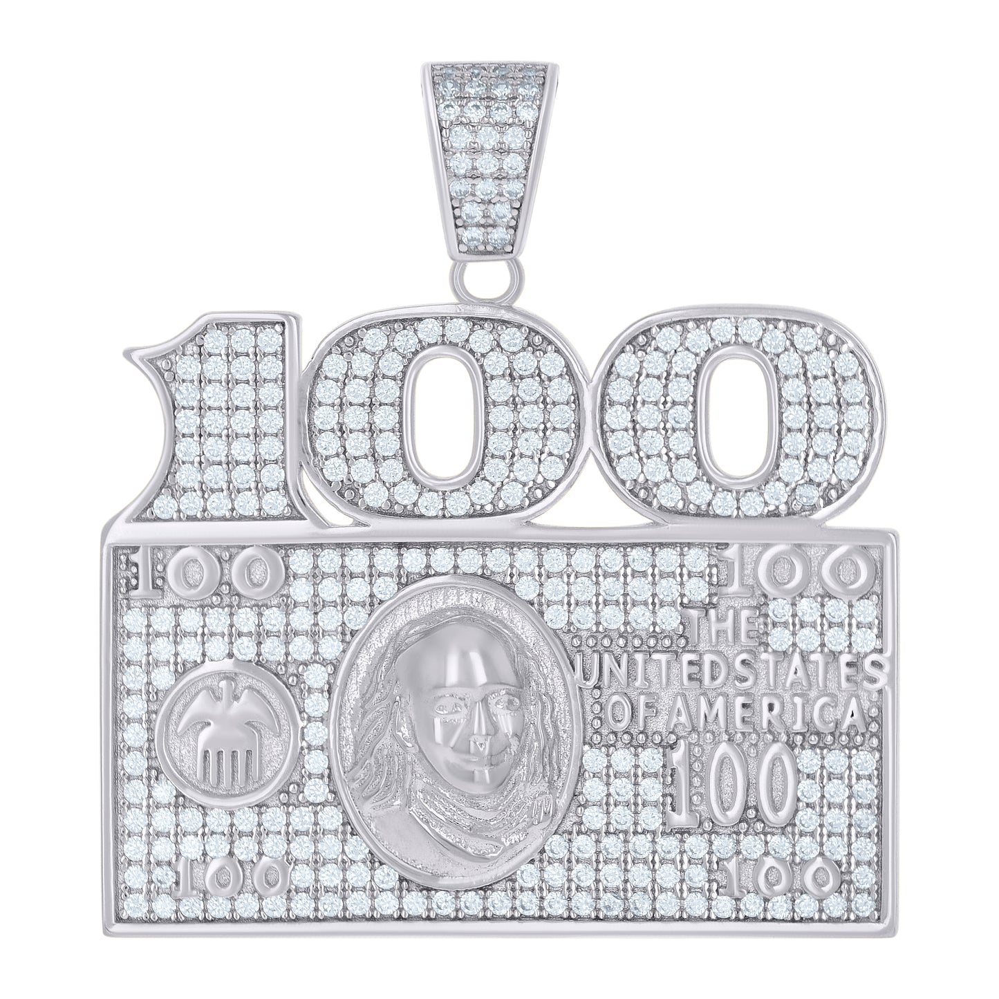 925 Sterling Silver Cz Pendant