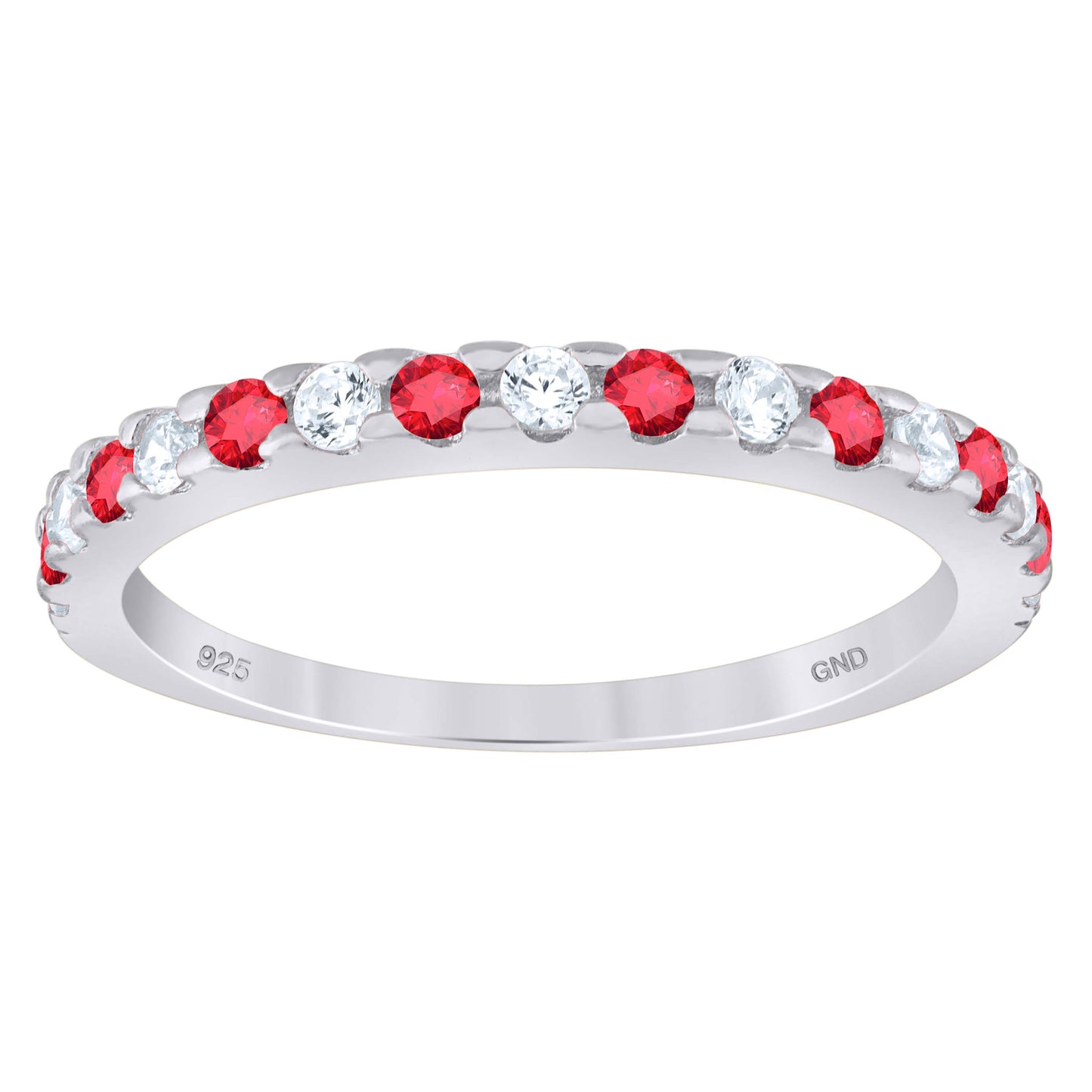 925 Sterling Silver Cz Ring S6