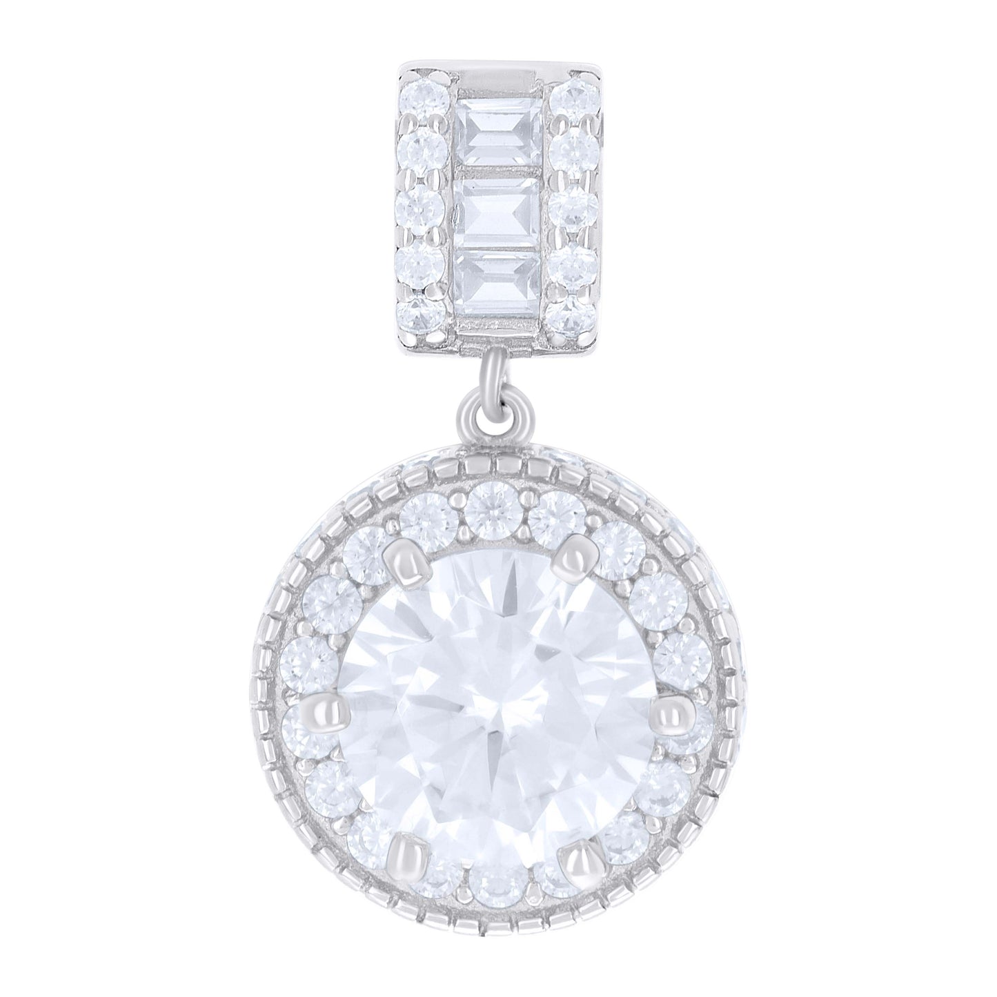 925 Sterling Silver Cz Pendant