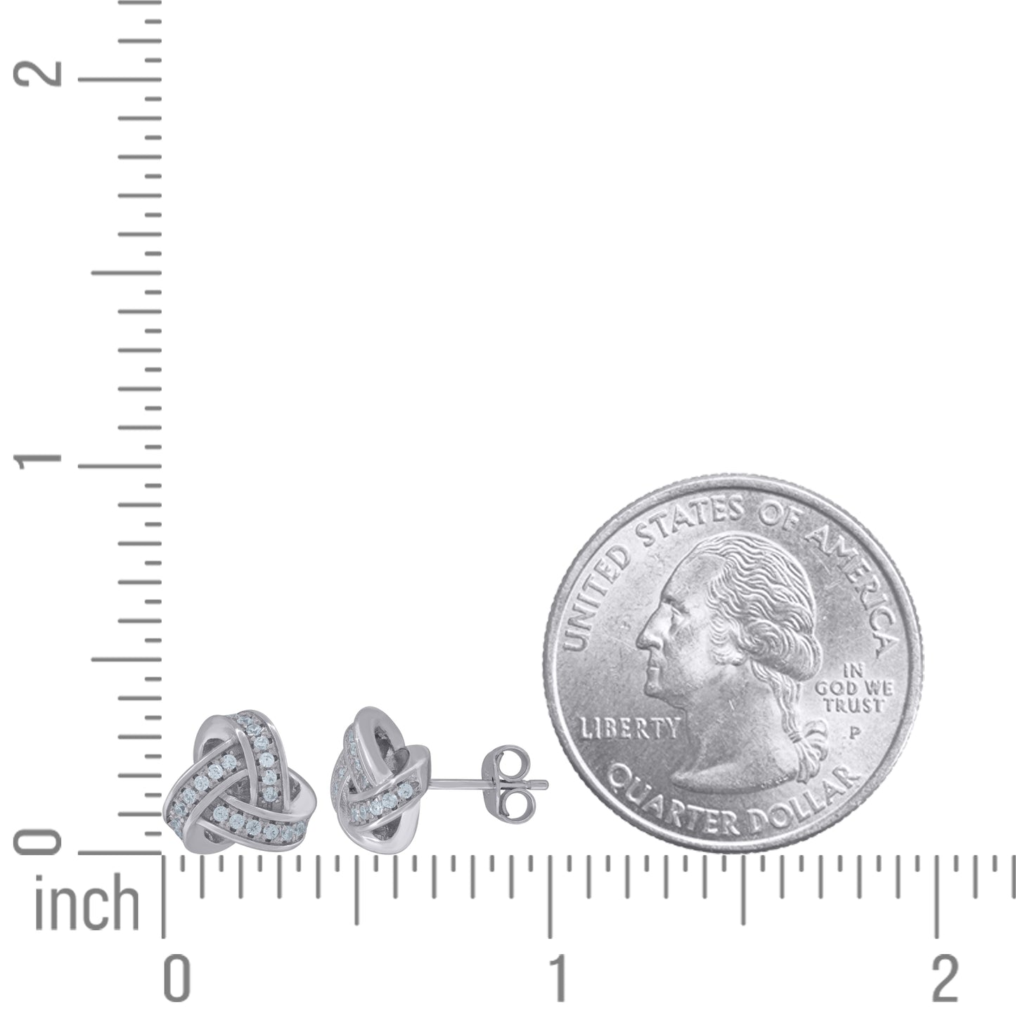 925 Sterling Silver & Cz Earring