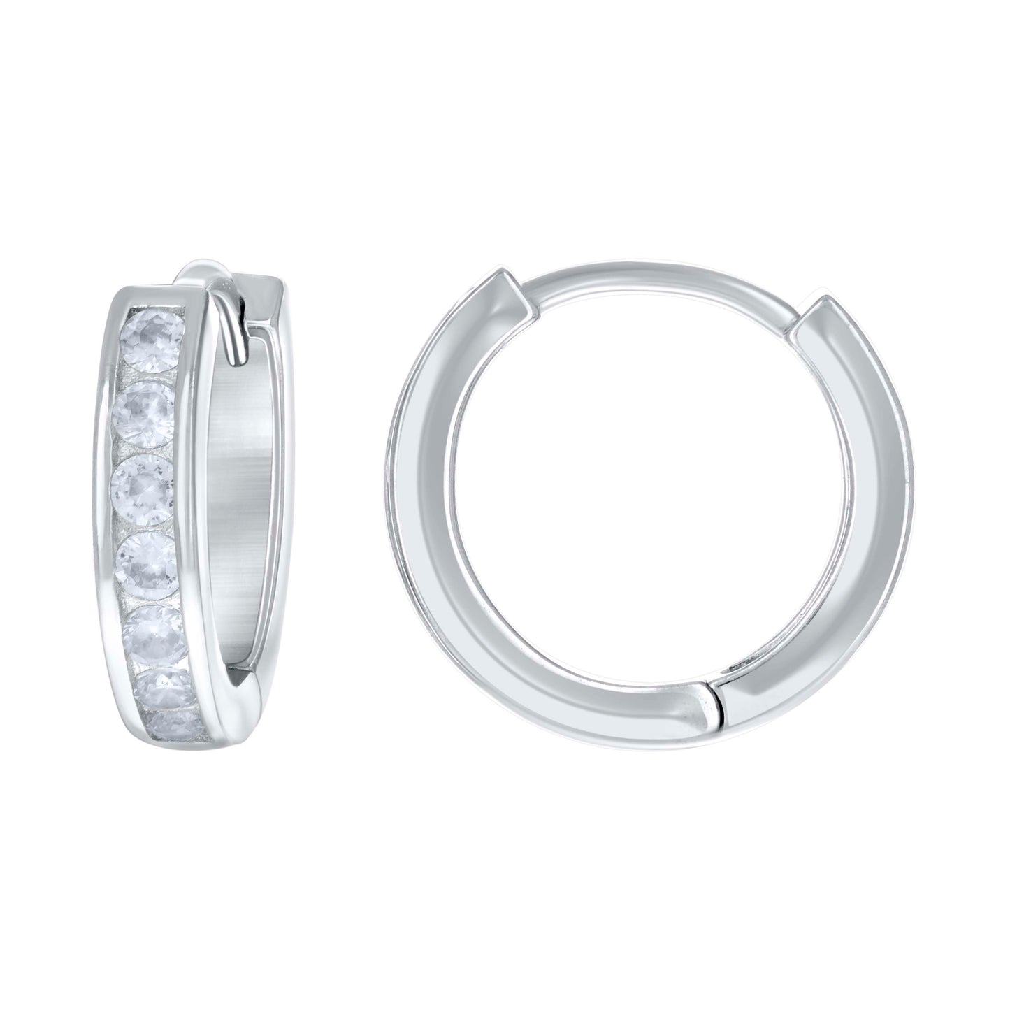 925 Sterling Silver & Cz Earring