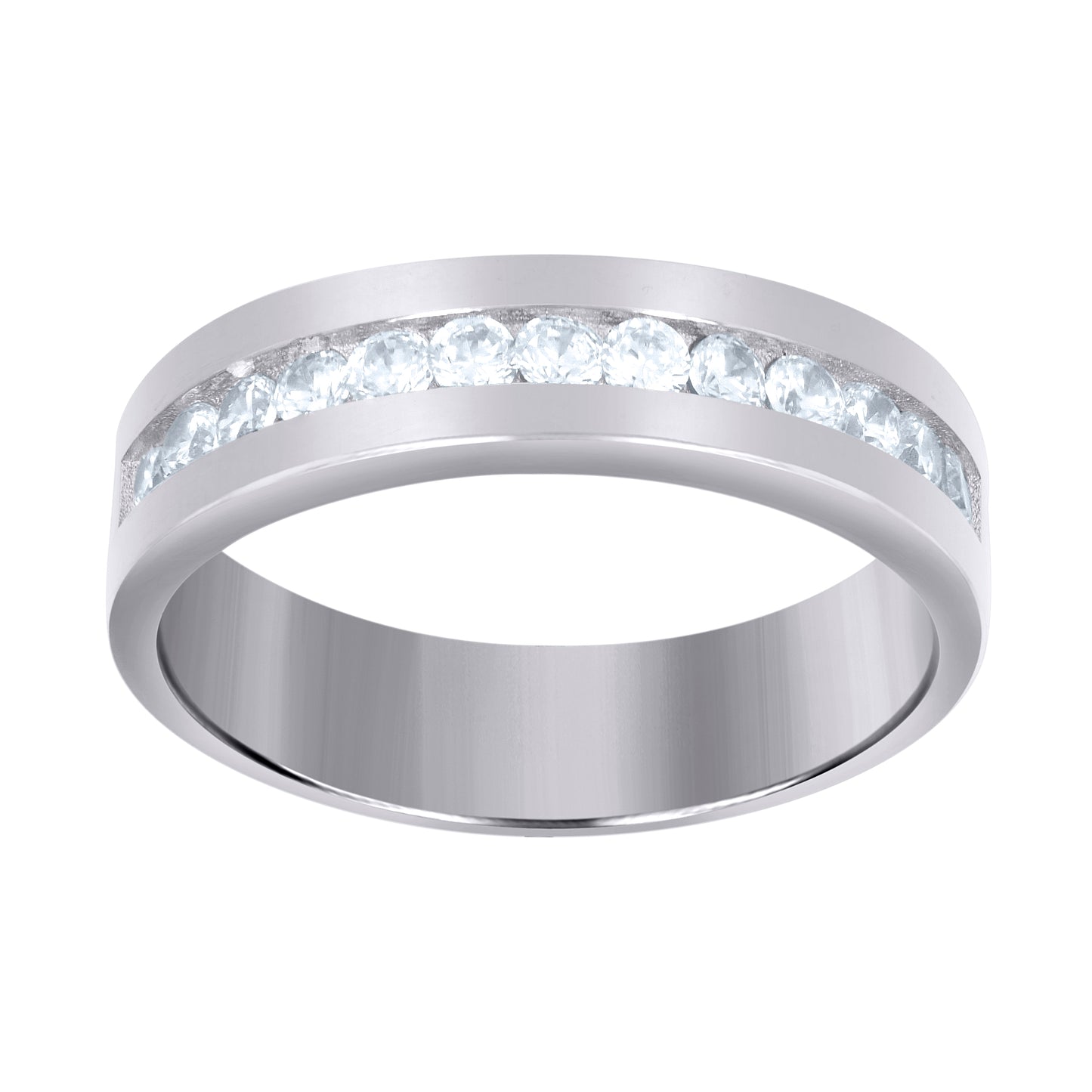 925 Sterling Silver & Cz Ring-S6