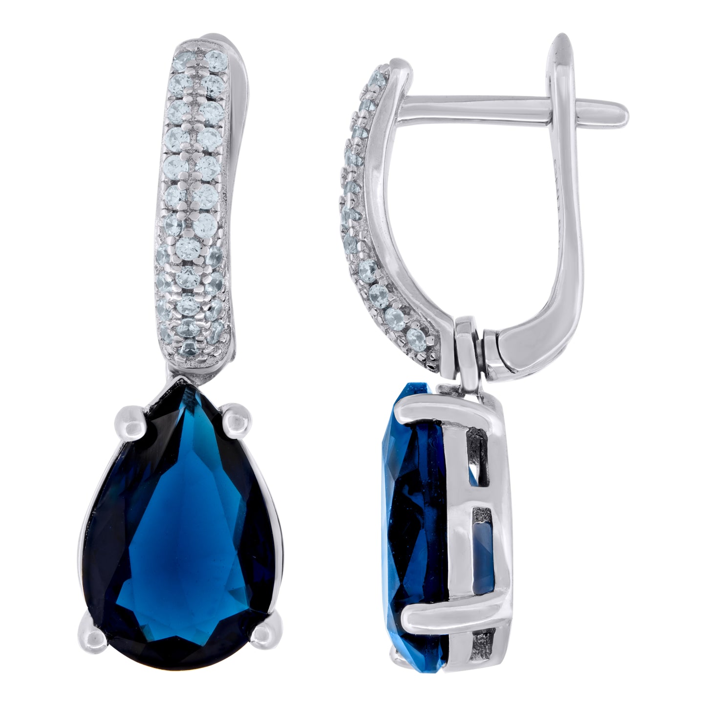 925 Sterling Silver Cz Earrings