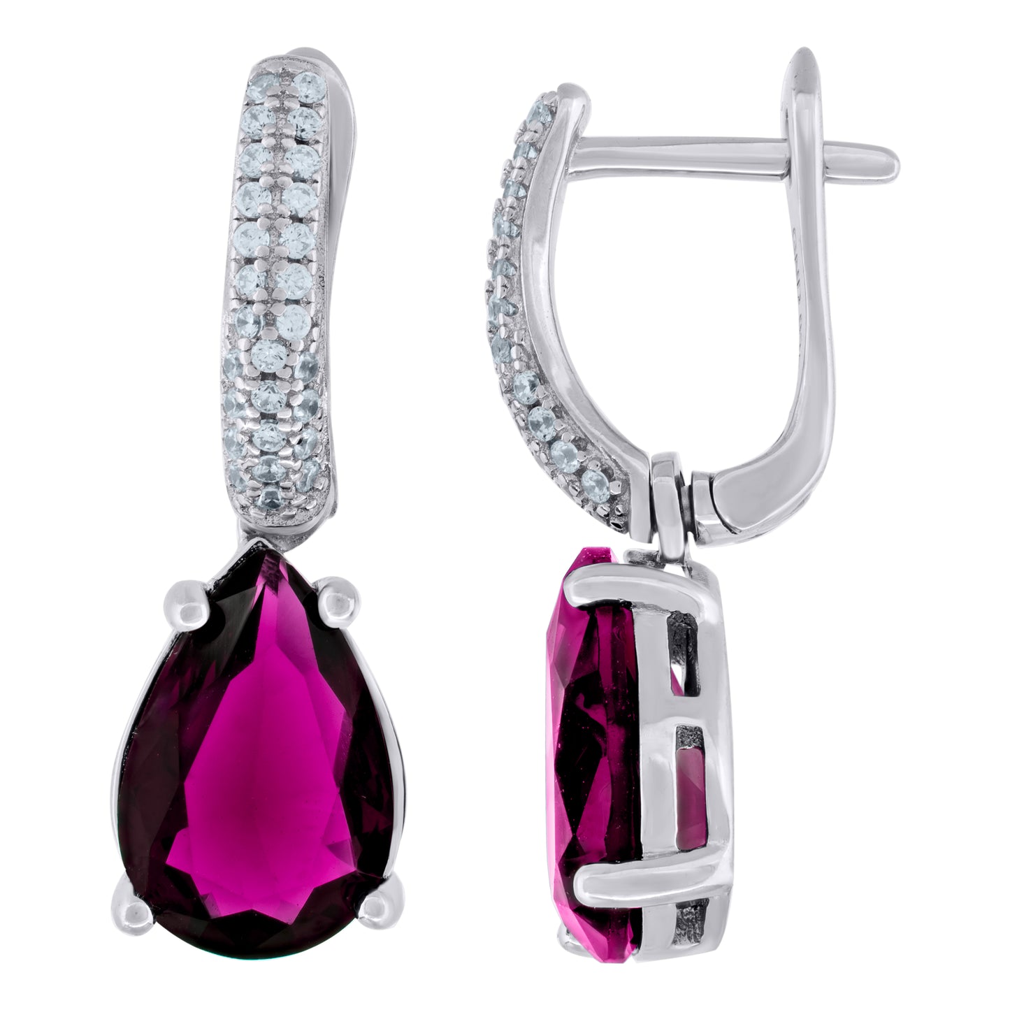 925 Sterling Silver Cz Earrings