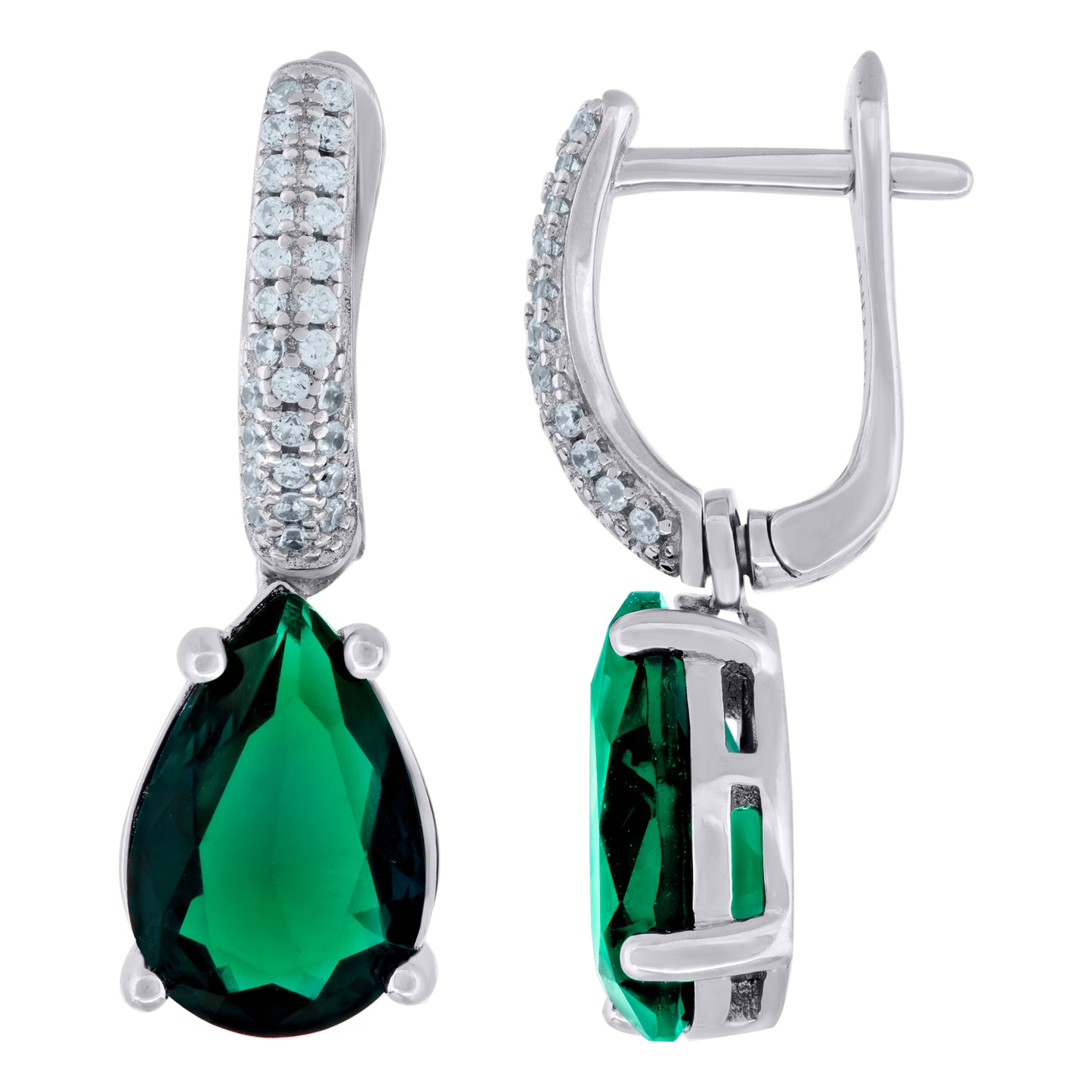 925 Sterling Silver Cz Earrings