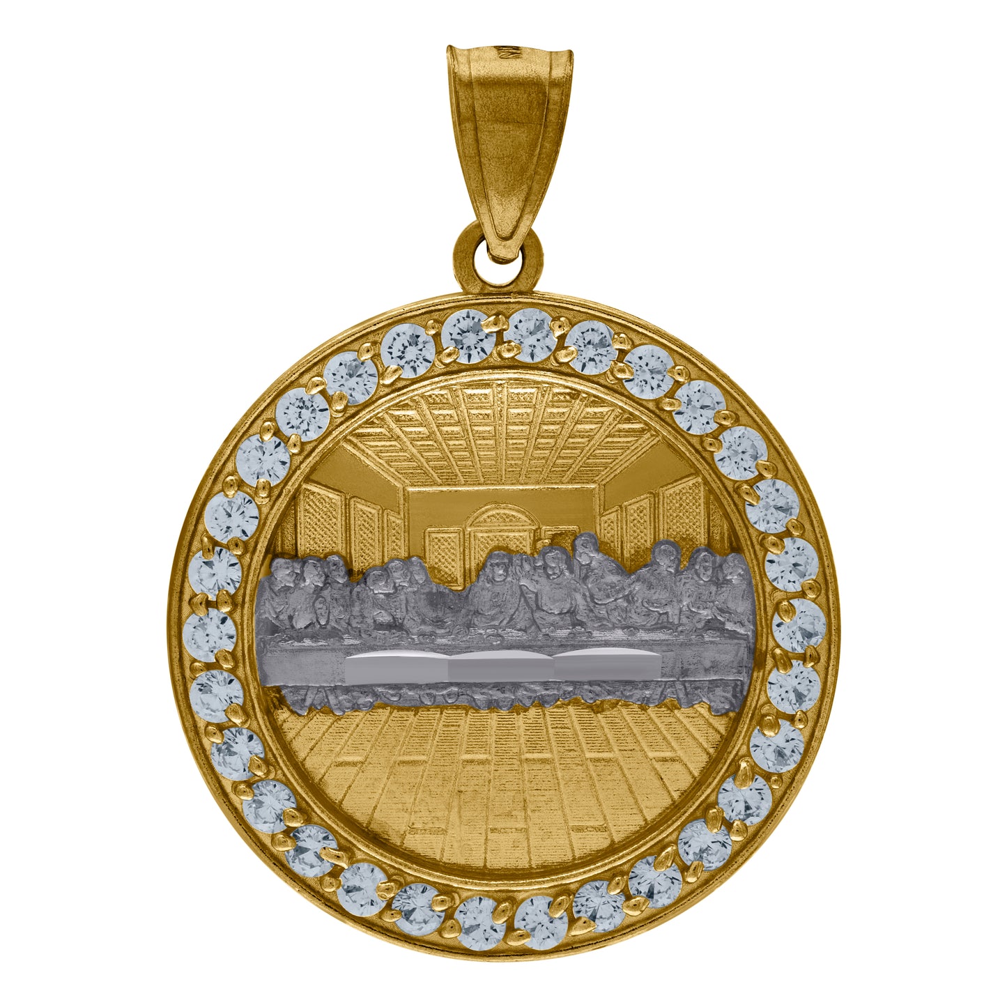 10Kt Cz Gold Pendant