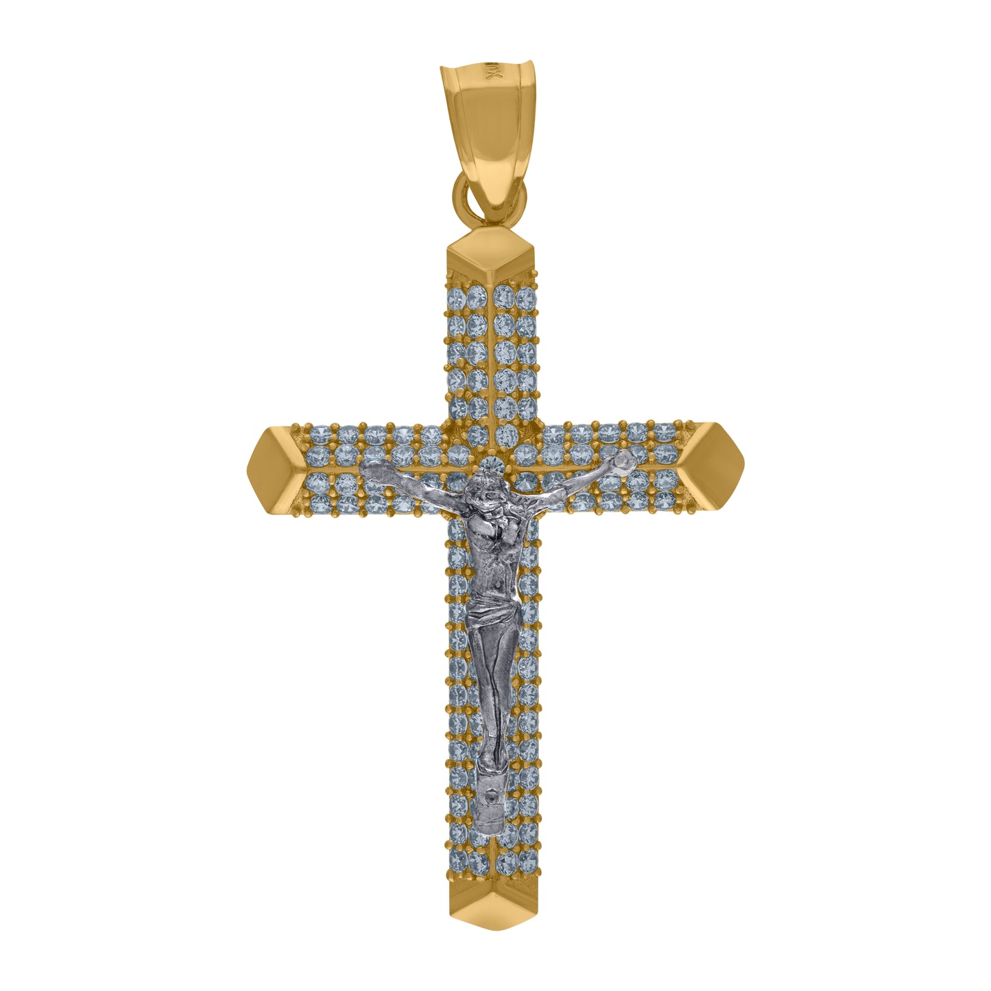 10Kt Gold Cz Pendant