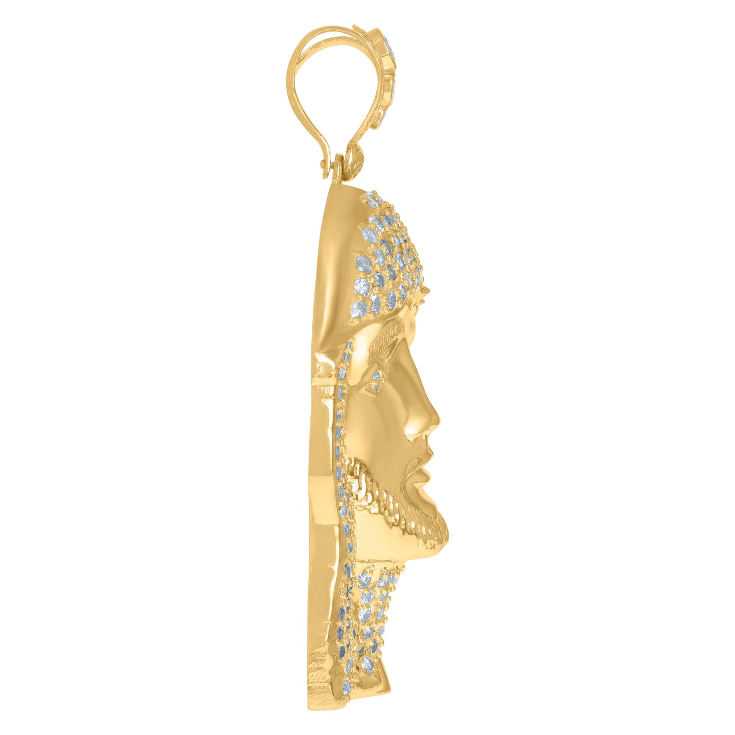 10Kt Gold Cz Pendant