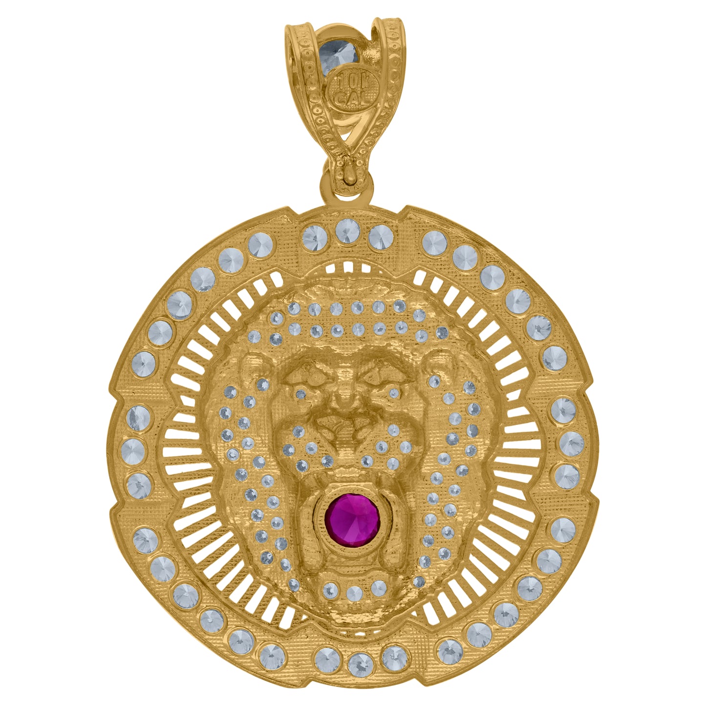 10Kt Gold Cz Pendant