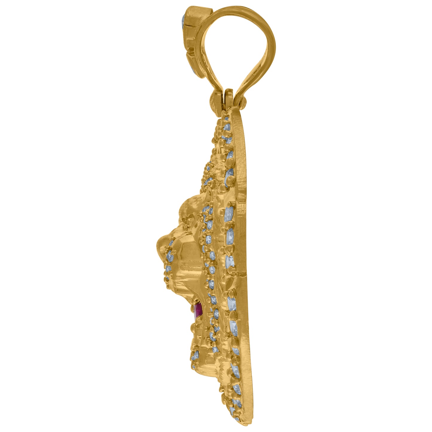 10Kt Gold Cz Pendant