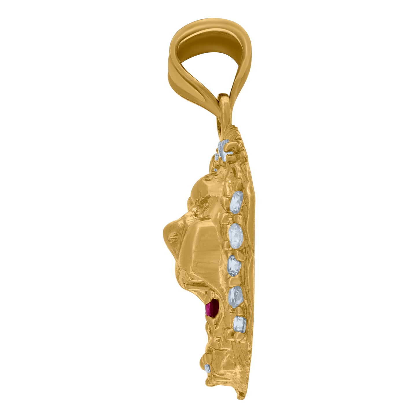 10Kt Gold Cz Pendant