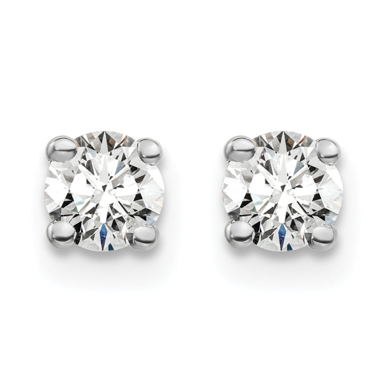 14kw 1/2ct Lab Grown Diamond VS/SI+ G+ Round Comp Heavyweight Earrings