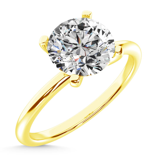 14K Yellow Gold Lab Grown Diamond 1/2 Ct.Tw. Starlab Certified VS F+ Solitaire Pendant (Available in 0.50ct to 2ct)