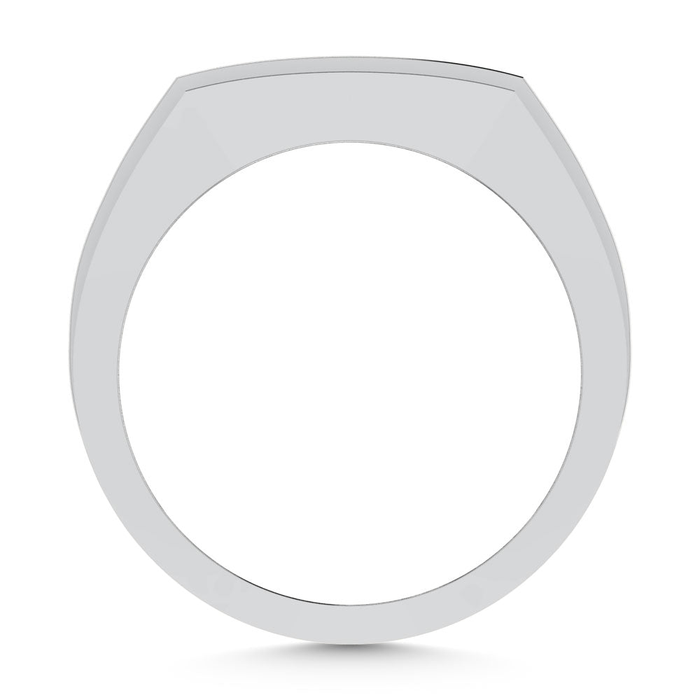 10K White Gold Diamond 1/2 Ct.Tw. Mens Band