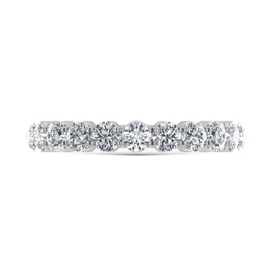 14K White Gold Lab Grown Diamond 1 Ct.Tw. Band