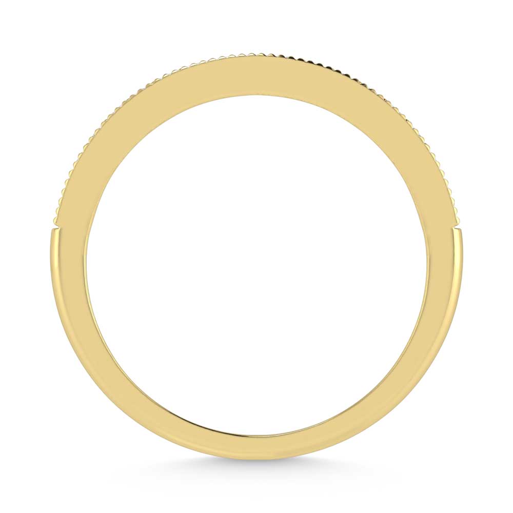 10K Yellow Gold Lab Grown Diamond 1/6 Ct.Tw. Stack Band