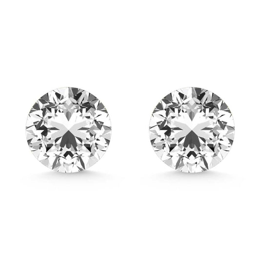 14K White Gold 1 Ct.Tw. Lab Grown Diamond Stud Earrings