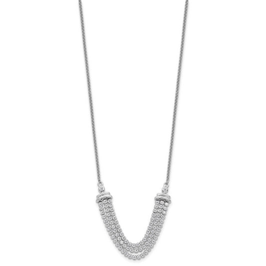 14kw 2 1/6ct Lab Grown Dia VS/SI+ G+ Adjustable Tennis Style Bolo Necklace