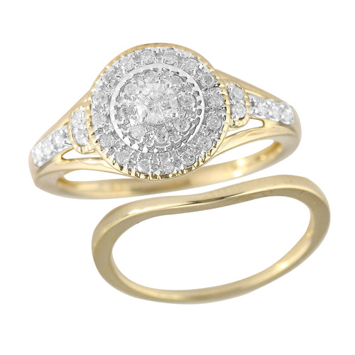 10KY 0.35CTW DIAMOND LADIES RING