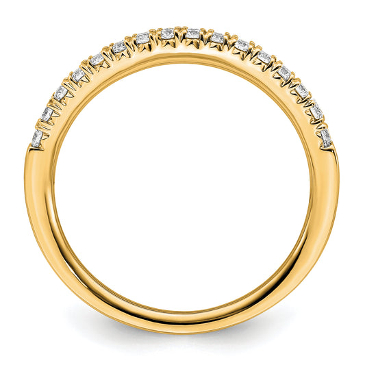 14k 1/4 ct Lab Grown Diamond VS/SI+ G+ Complete Wedding Band