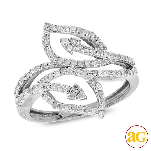 10KW 0.50CTW DIAMOND FANCY RING