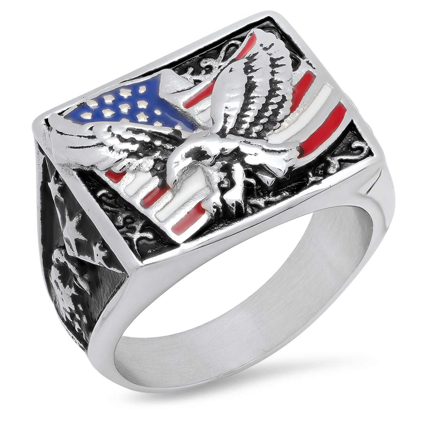 Stainless Steel Ring-Sz9