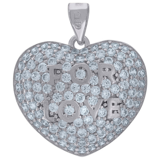 925 Sterling Silver Cz Pendant