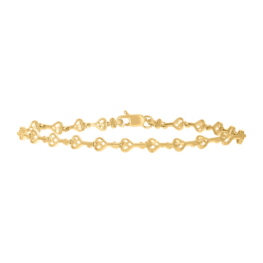 10Kt Gold 8" Bracelet