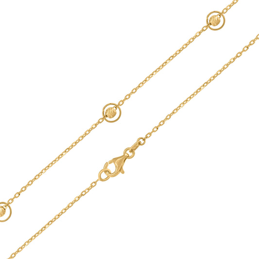 14Kt Gold 18" Necklace