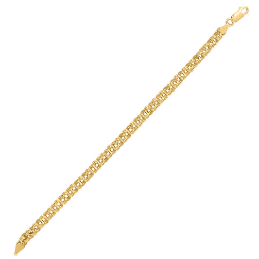 14Kt Gold 16" Omega Necklace